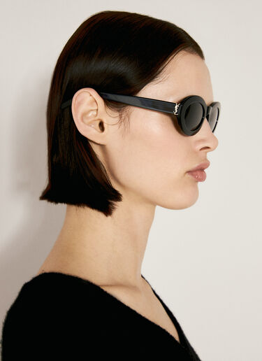 SL M136 サングラス Saint Laurent SL M136 サングラス ブラック yss0255009