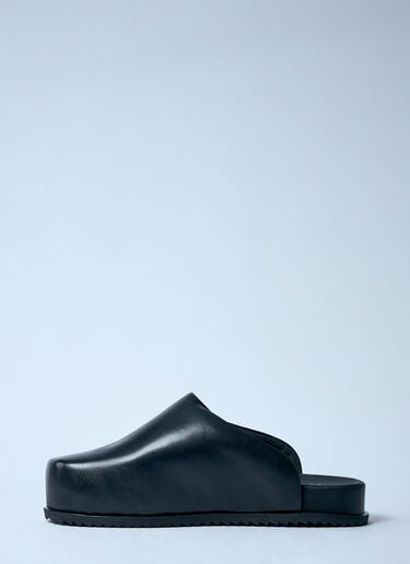Truck Leather Mules Yume Yume Truck Leather Mules Black yum0357003