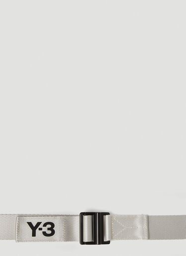 Buckle Strap Belt Y-3 Buckle Strap Belt Light Grey yyy0152058