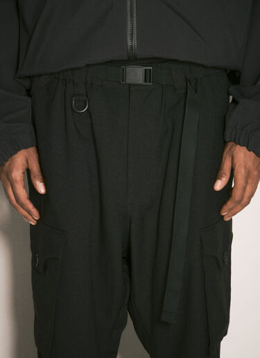 Y-3 斜纹布工装裤 黑色 yyy0158007