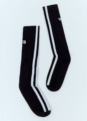 Y-3 STRPソックス ブラック yyy0158022