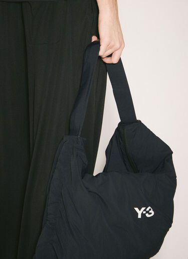 Logo Print Shoulder Bag Y-3 Logo Print Shoulder Bag Black yyy0158026