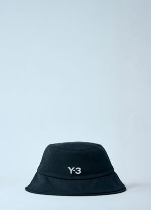 Y-3 로고 프린트 버킷 햇 블랙 yyy0160019