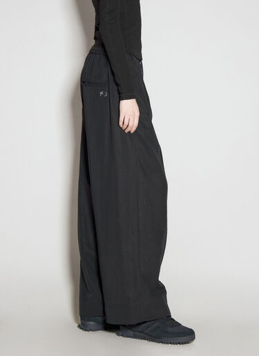 Wide-Leg Drawstring Pants Y-3 Wide-Leg Drawstring Pants Black yyy0256003