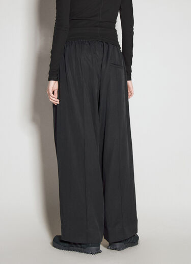 Wide-Leg Drawstring Pants Y-3 Wide-Leg Drawstring Pants Black yyy0256003