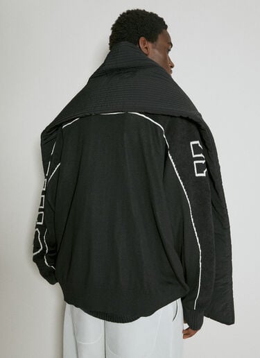 Large Padded Scarf Y-3 Large Padded Scarf Black yyy0354015