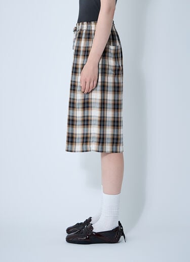 Check Shorts Acne Studios Check Shorts Beige acn0361003