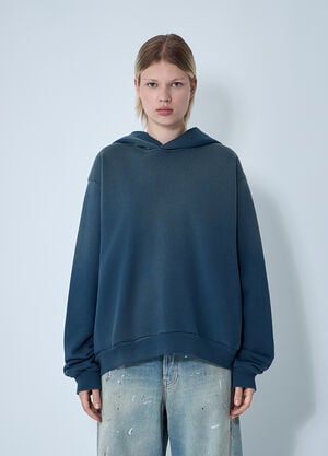 Acne Studios ロゴモチーフ フード付きスウェットシャツ  ネイビー acn0361005