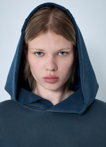 로고 모티프 후드티셔츠 Acne Studios 로고 모티프 후드티셔츠 네이비 acn0361005