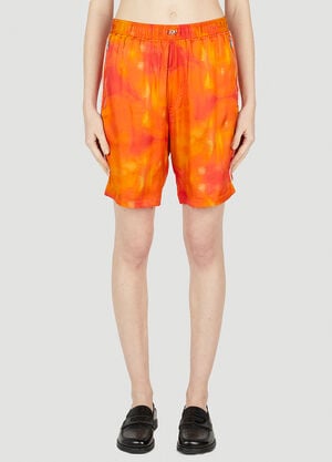 Ahluwalia Bassar Running Shorts Orange ahl0352002