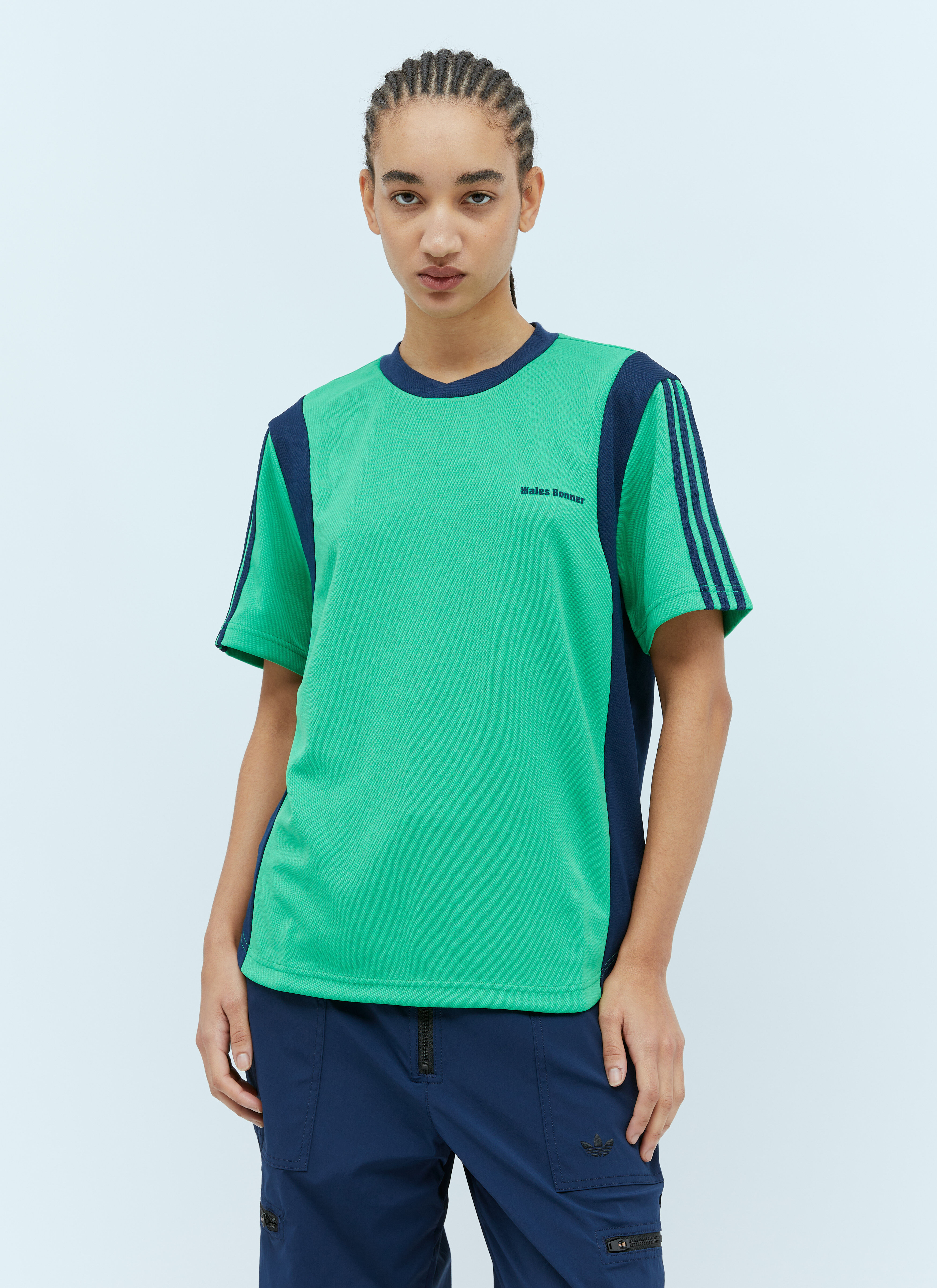 adidas by Wales Bonner Long Sleeve Football Jersey in Orange