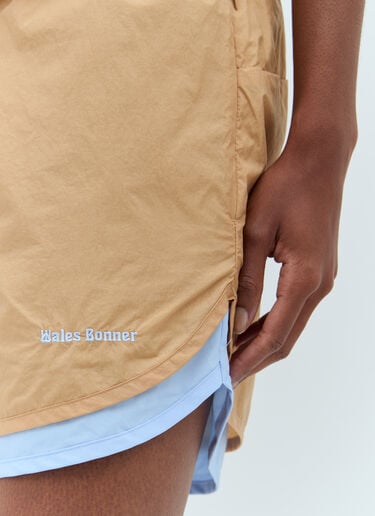 Nylon Double-Layered Shorts adidas by Wales Bonner Nylon Double-Layered Shorts Beige awb0357003