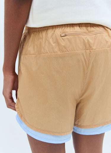 Nylon Double-Layered Shorts adidas by Wales Bonner Nylon Double-Layered Shorts Beige awb0357003
