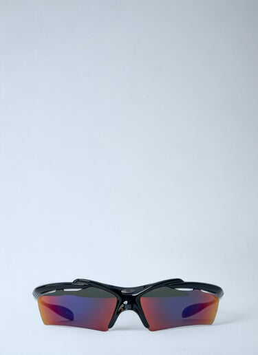 Balenciaga ターボレクタングルサングラス  ブラック bal0360009