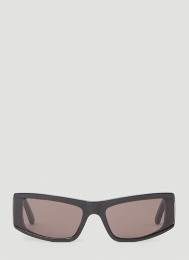 Edgy Rectangle Sunglasses Balenciaga Edgy Rectangle Sunglasses Black bcs0353007