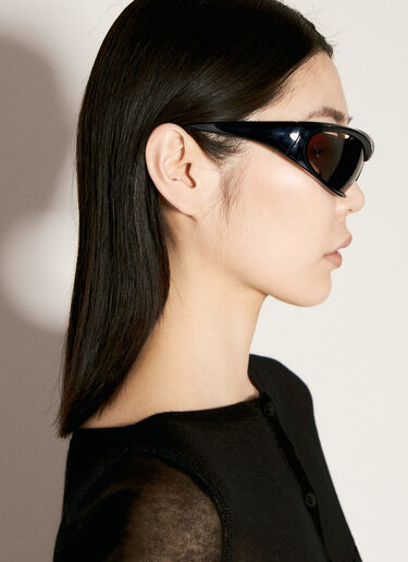 Dynamo Rectangle Sunglasses Balenciaga Dynamo Rectangle Sunglasses Black bcs0355007