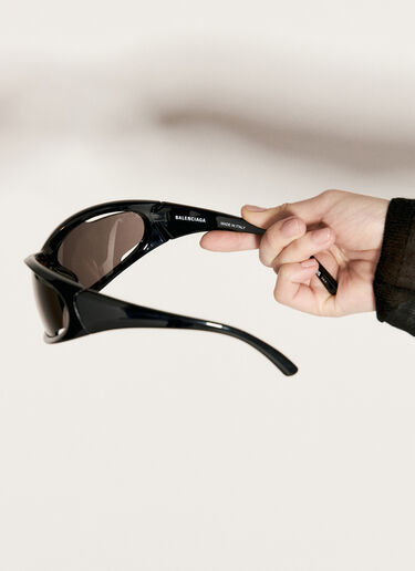 Dynamo Rectangle Sunglasses Balenciaga Dynamo Rectangle Sunglasses Black bcs0355007