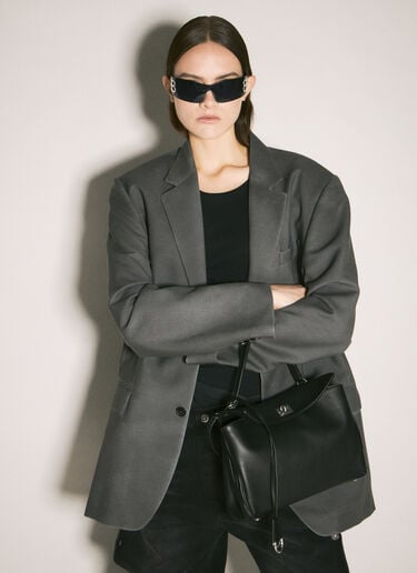 Balenciaga Bossy 眼罩型太阳镜 蓝色 bcs0357007