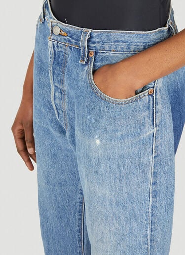 Stonewash Wide Leg Jeans Bonum Stonewash Wide Leg Jeans Blue bon0348006