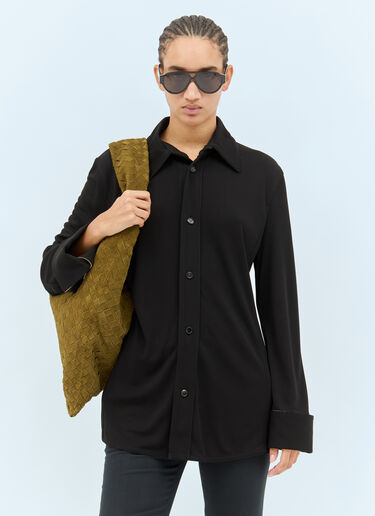 Soft 飞行员太阳镜 Bottega Veneta Soft 飞行员太阳镜 黑色 bos0358001