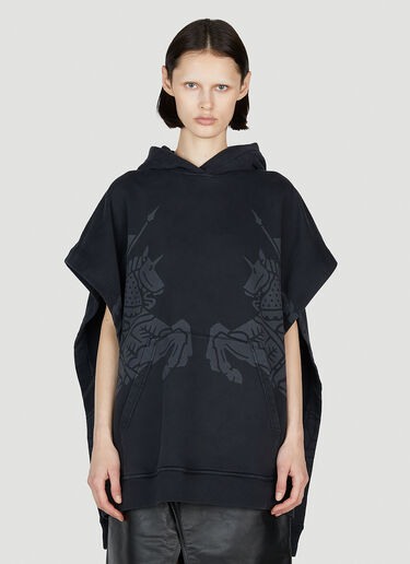 Twin Night Poncho Burberry Twin Night Poncho Black bur0353005