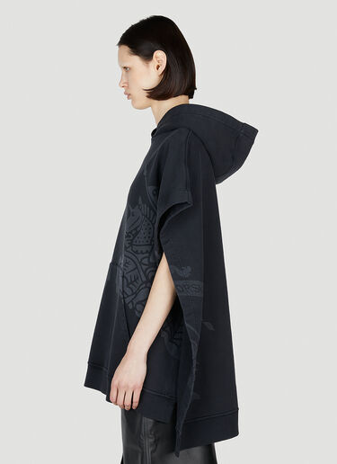 Twin Night Poncho Burberry Twin Night Poncho Black bur0353005