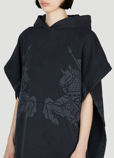 Twin Night Poncho Burberry Twin Night Poncho Black bur0353005