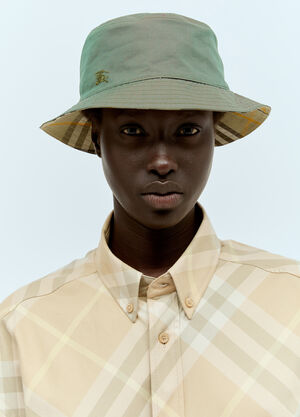Burberry Reversible Bucket Hat Green bur0356001