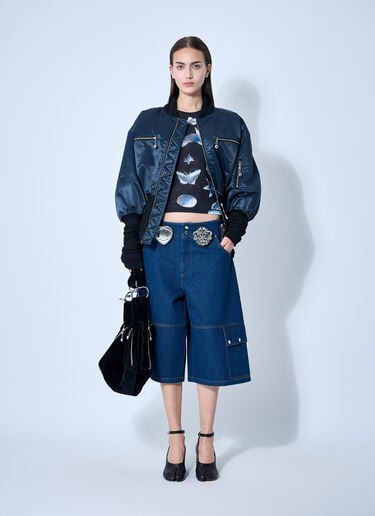 Chopova Lowena Balmy Denim Shorts Blue cho0360008