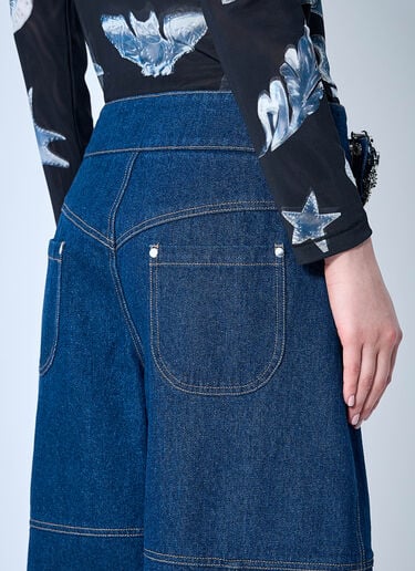 Chopova Lowena Balmy Denim Shorts Blue cho0360008