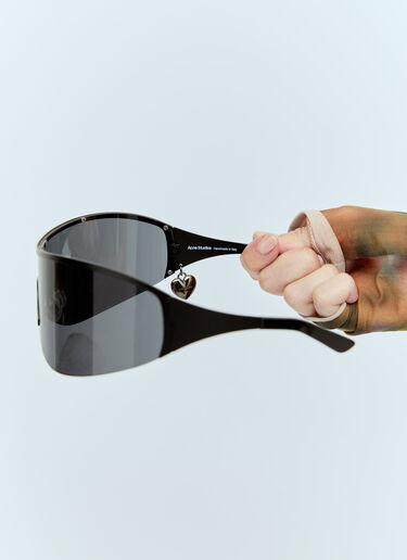 Metal Frame Sunglasses Acne Studios Metal Frame Sunglasses Black cns0356001