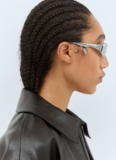 金属框吊饰太阳镜 Acne Studios 金属框吊饰太阳镜 银色 cns0358001