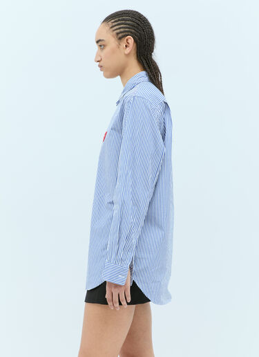 Striped Shirt Comme Des Garçons PLAY Striped Shirt Blue cpl0355020
