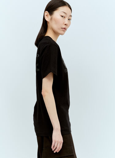 Logo Print T-Shirt Comme Des Garçons PLAY Logo Print T-Shirt Black cpl0356006