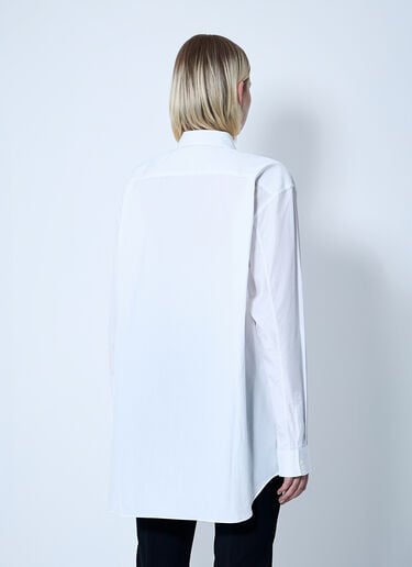 Comme Des Garçons PLAY Button-Down Shirt White cpl0356008