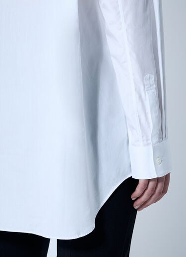 Comme Des Garçons PLAY Button-Down Shirt White cpl0356008