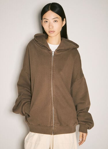 Thermal Hooded Sweatshirt Entire Studios Thermal Hooded Sweatshirt Brown ent0357003