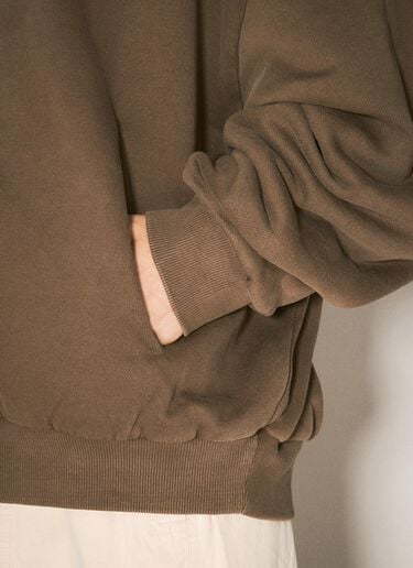 Thermal Hooded Sweatshirt Entire Studios Thermal Hooded Sweatshirt Brown ent0357003