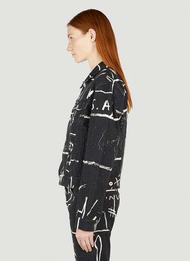 Basquiat Denim Jacket Honey Fucking Dijon Basquiat Denim Jacket Black hdj0352001