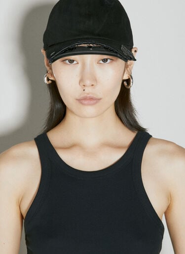 Cropped Baseball Cap Innerraum Cropped Baseball Cap Black inn0354008
