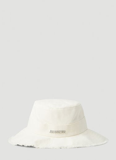 Jacquemus Le Bob Artichaut 渔夫帽 乳白色 jac0350006