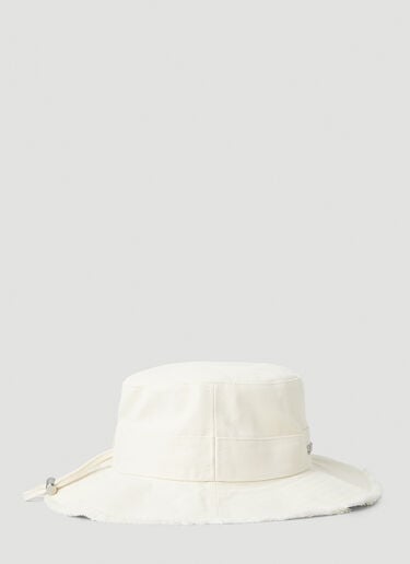 Jacquemus Le Bob Artichaut 渔夫帽 乳白色 jac0350006