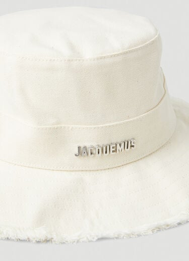 Jacquemus Le Bob Artichaut 渔夫帽 乳白色 jac0350006