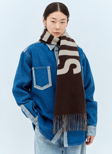L'Echarpe Jacquemus Scarf Jacquemus L'Echarpe Jacquemus Scarf Brown jac0358007