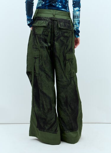 トロンプルイユ パンツ Jean Paul Gaultier トロンプルイユ パンツ グリーン jpg0357005