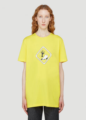 LN-CC x Kyle Platts T 01 Danger T-Shirt Yellow kyl0342003
