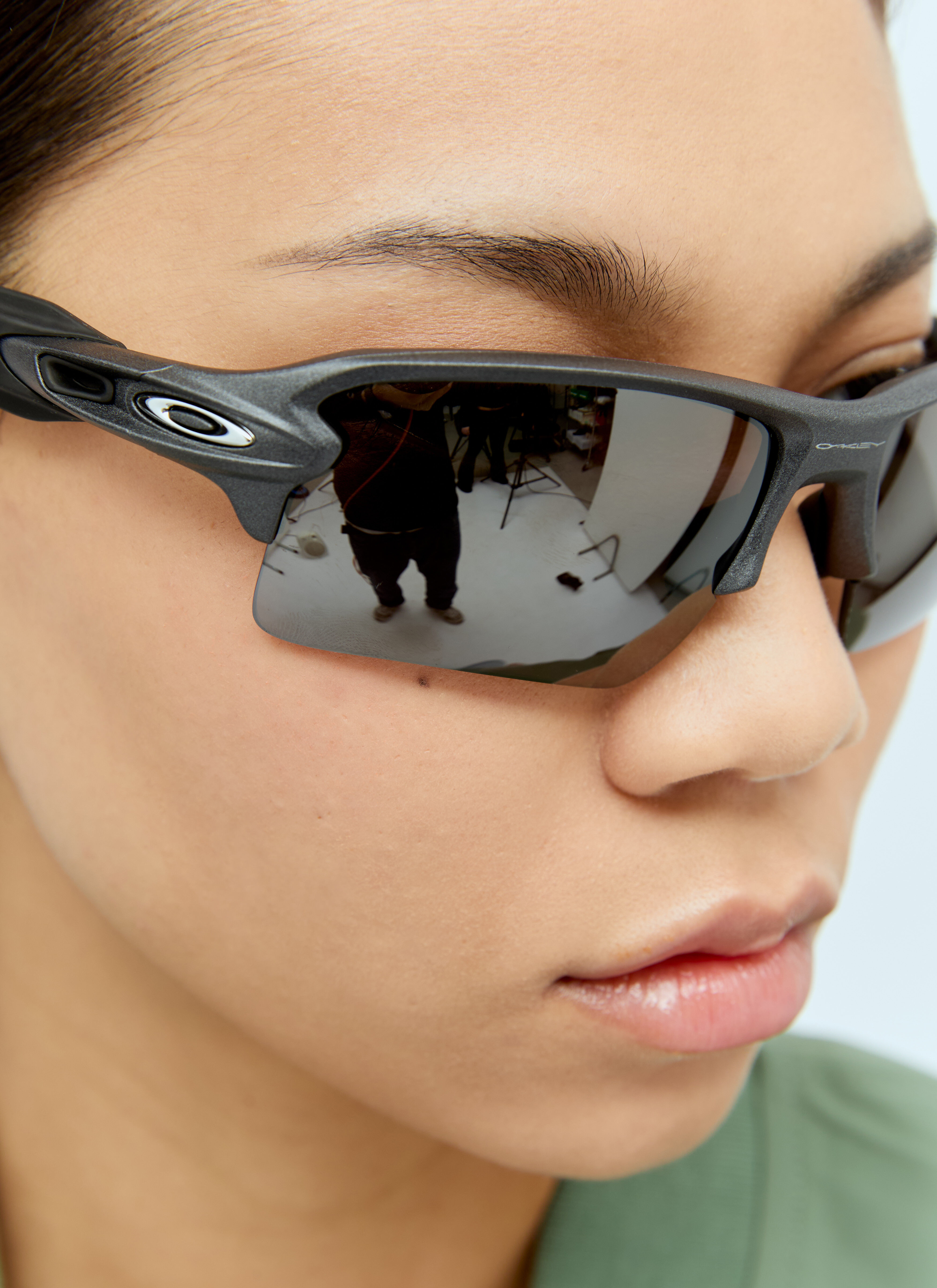 Oakley レディース フラック 2.0 XL サングラス の ブラック