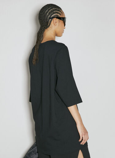 Moncler + Rick Owens Level 徽标印花 T 恤 黑色 mcs0355009