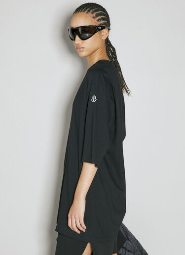 Level 徽标印花 T 恤 Moncler + Rick Owens Level 徽标印花 T 恤 黑色 mcs0355009