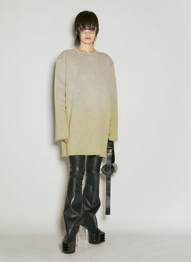 Moncler + Rick Owens 서브휴먼 롱 맨투맨 베이지 mcs0355011